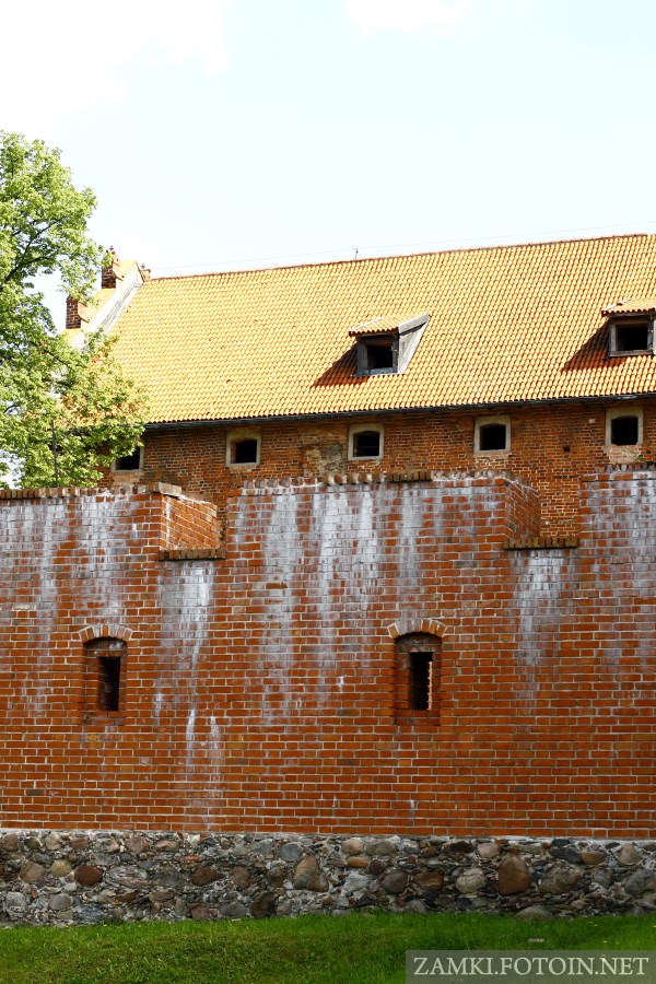 Mury obronne zamku w Działdowie