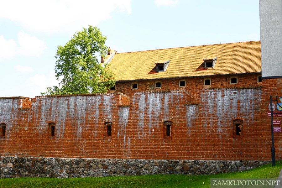 Zachodni mur zamku w Działdowie