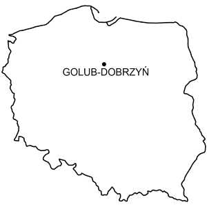 Mapa Zamek Golub-Dobrzyń