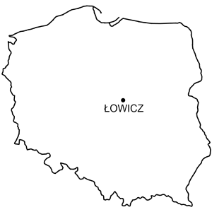 Mapa Zamek w Łowiczu