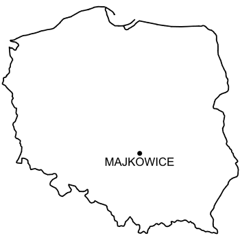 Mapa Zamek w Majkowicach