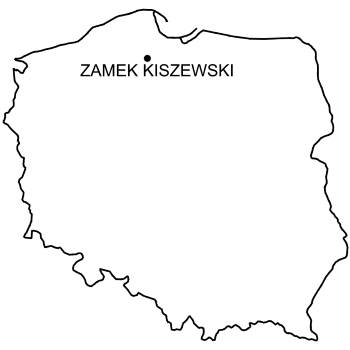 Mapa Zamek Kiszewski